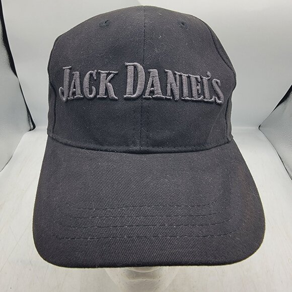 Jack Daniels Black Baseball Cap Embroidered Logo Adjustable Casual Outdoors - Picture 1 of 9